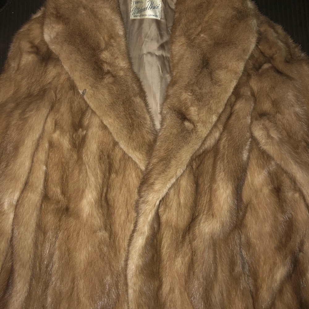 Very rare tailored Mink fur coat